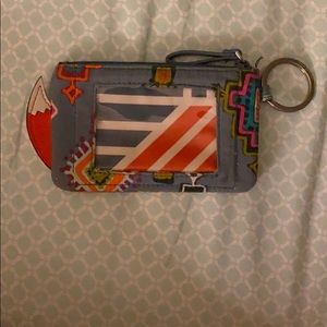 Vera Bradley lanyard wallet